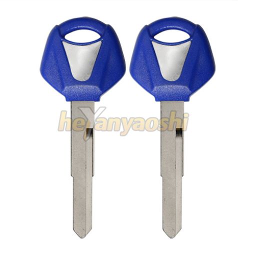 Picture of Yamaha Motorcycle Key Shell Blue Color