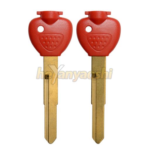 Picture of Yamaha Motorcycle Key Shell Red Color  
