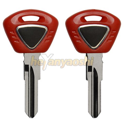 Picture of Triumph Motorcycle Key Shell                         Red Color                       