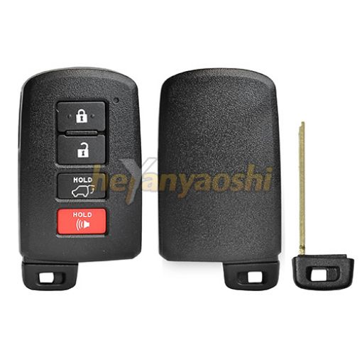Picture of Replacement 4 Buttons Smart Remote Shell  for Toyota HYQ14FBA