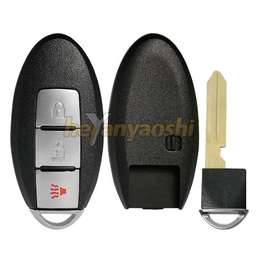 Picture of Replacement 3 Buttons Smart Remote Shell for Nissan W / NI06P KR55WK48903