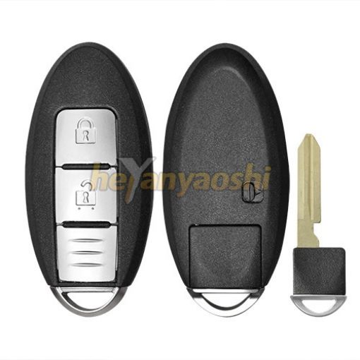 Picture of Replacement 2 Buttons Smart Remote Shell for Nissan W/ NI06P