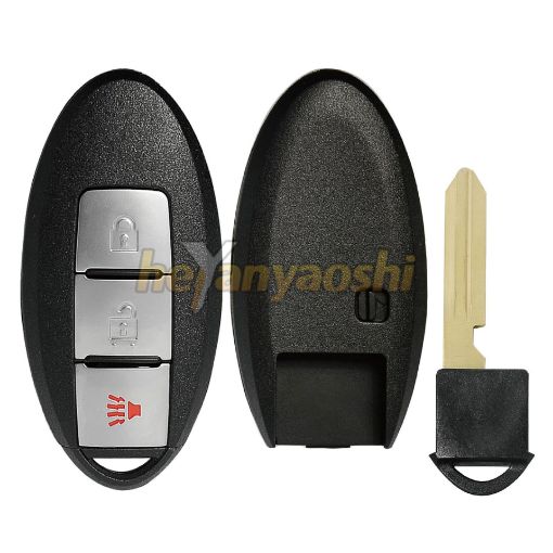 Picture of Replacement 3 Buttons Smart Remote Shell for Nissan W/ O Chip KR55WK48903   