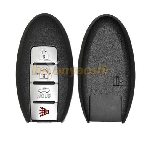 Picture of Replacement 4 Buttons Smart Remote Shell for Nissan CWTWBU735      