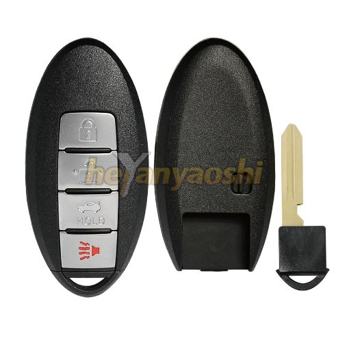 Picture of Replacement 4 Buttons Smart Remote Shell for Nissan W/ NI06P CWTWBU735   