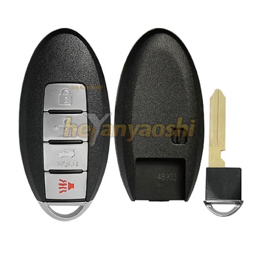 Picture of Replacement 4 Buttons Smart Remote Shell for Nissan W / NI06P CWTWBU735    