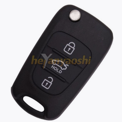 Picture of Replacement 3 Buttons Flip Remote Shell for Hyundai HYN14R