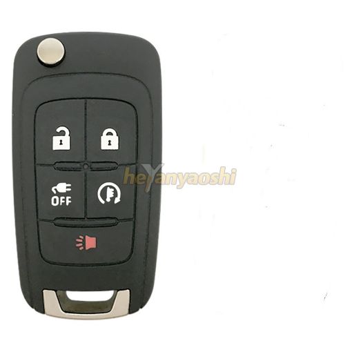 Picture of  Replacement 5 Buttons Flip Remote Shell for Chevrolet A2GM3BFUS05