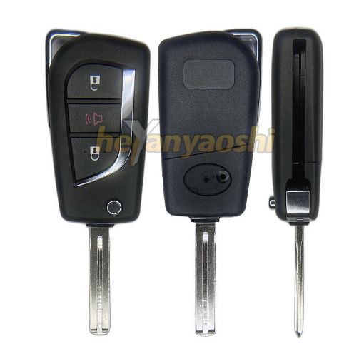 Picture of Aftermarket 3B Flip remote key for Toyota FCC#M0ZB3F2F2L