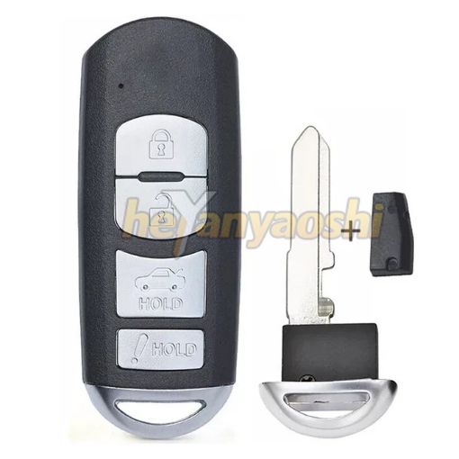 Picture of Aftermarket 4B Smart Key for Mazda FCC# WAZX1T768SKE11A03 - BBY2-67-5RY