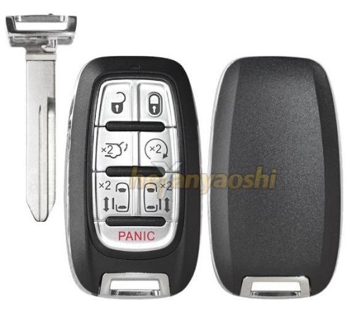 Picture of Replacement 7 Buttons Smart Remote Shell for Chrysler M3N-97395900