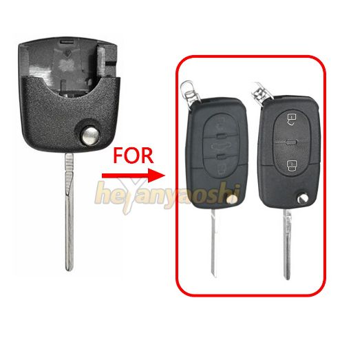 Picture of Flip Key Head (Round) HU75T for Audi No Chip