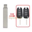 Picture of Flip Remote Blade HU83 for Peugeot