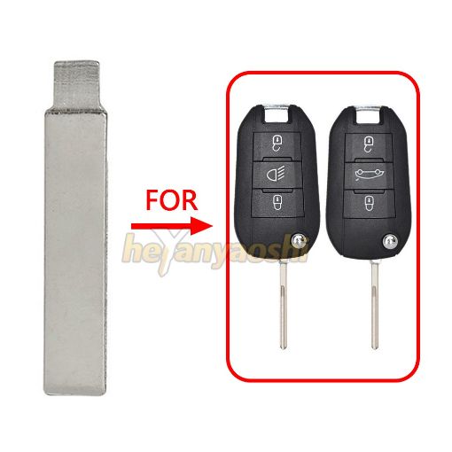 Picture of Flip Remote Blade HU83 for Peugeot