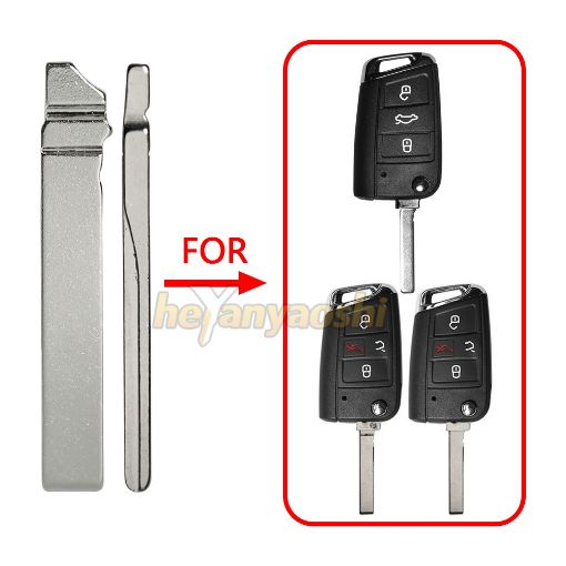 Picture of Flip Remote Blade HU162R for VW