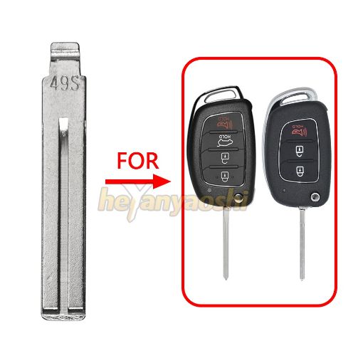 Picture of Flip Remote Blade TOY48 for Hyundai/Kia 81996-A9040 "49S" On Blade