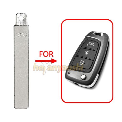 Picture of Flip Remote Blade for Hyundai "3C8" on Blade 81996-G3100/81996-G8000