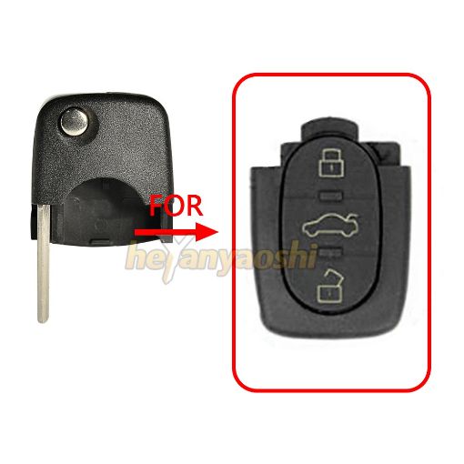 Picture of Flip Key Head (Round) HU66 Blade for VW No Chip