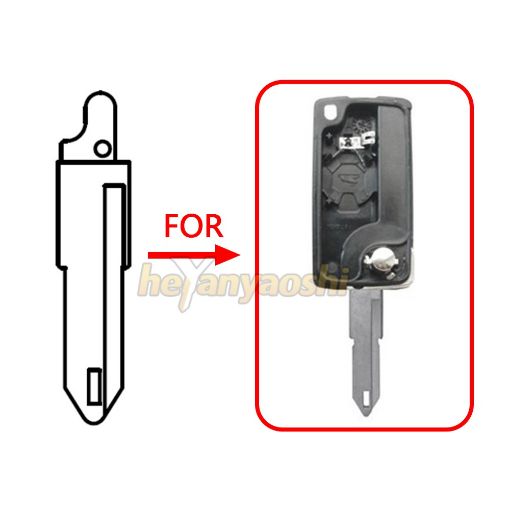 Picture of Flip Remote Blade NE73T for Peugeot