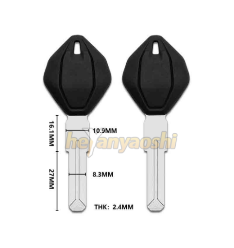 Picture of Ducati Motorcycle Key Shell Black Color