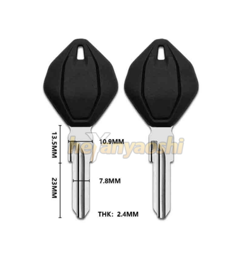 Picture of Ducati Motorcycle Key Shell Black Color