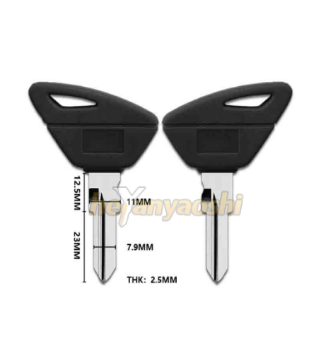 Picture of Aprilia Motorcycle Key Shell Black Color