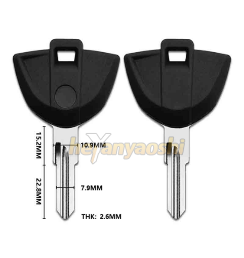 Picture of Bmw Motorcycle Key Shell Black Color