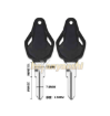 Picture of MV Agusta Motorcycle Key Shell Black Color