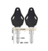 Picture of MV Agusta Motorcycle Key Shell Black Color
