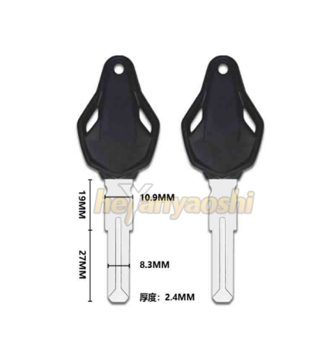 Picture of MV Agusta Motorcycle Key Shell Black Color