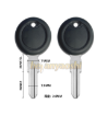 Picture of Moto Guzzi Motorcycle Key Shell Black Color