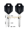 Picture of QJMotor Motorcycle Key Shell Red Color