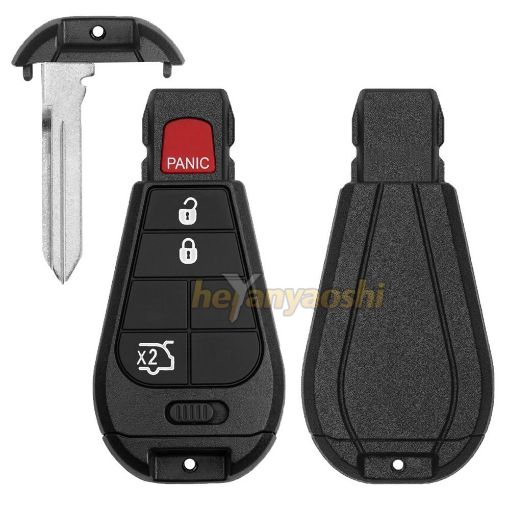 Picture of Stronger Replacement 4 Buttons Smart Remote Shell for Chrysler / Dodge IYZ-C01C