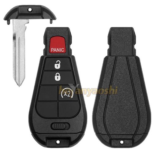 Picture of Stronger Replacement 4 Buttons Smart Remote Shell for Chrysler / Dodge IYZ-C01C