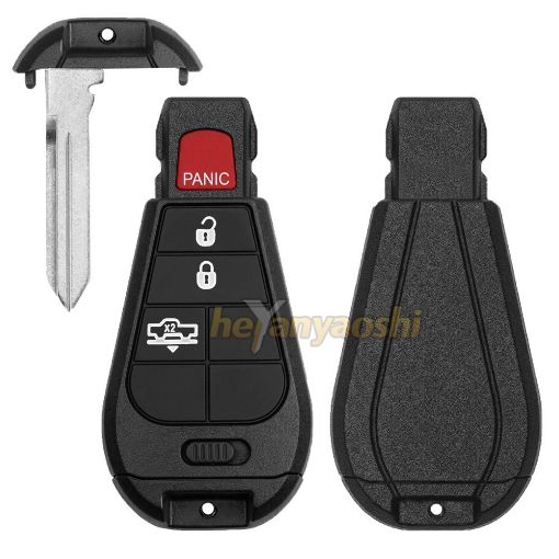 Picture of Stronger  Replacement 4 Buttons Smart Remote Shell for Chrysler / Dodge GQ4-53T