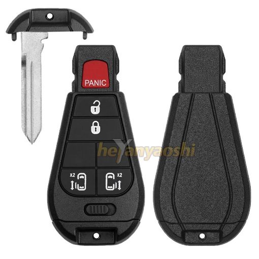 Picture of Stronger Replacement 5 Buttons Smart Remote Shell for Chrysler / Dodge IYZ-C01C