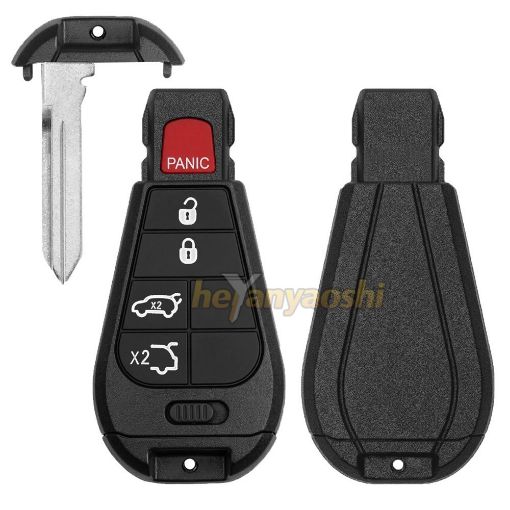 Picture of Stronger Replacement 5 Buttons Smart Remote Shell for Chrysler / Dodge IYZ-C01C