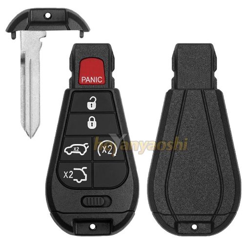 Picture of Stronger Replacement 6 Buttons Smart Remote Shell for Chrysler / Dodge IYZ-C01C