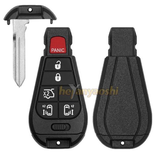 Picture of Stronger Replacement 6 Buttons Smart Remote Shell for Chrysler / Dodge IYZ-C01C