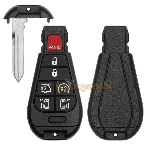 Picture of Stronger Replacement 7 Buttons Smart Remote Shell for Chrysler / Dodge IYZ-C01C