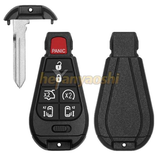 Picture of Aftermarket 7 Buttons Non-smart Remote Key for Chrysler IYZ-C01C / M3N5WY783X