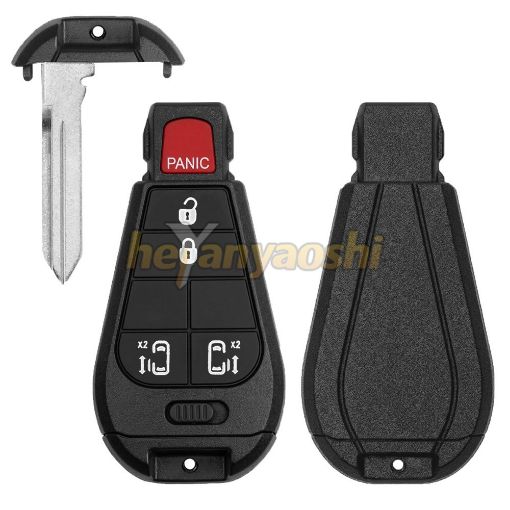 Picture of Aftermarket 5 Buttons Non-smart Remote Key for Chrysler IYZ-C01C / M3N5WY783X
