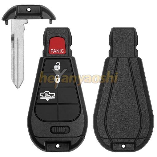 Picture of Aftermarket 4 Buttons Non-smart Remote Key for Chrysler GQ4-53T