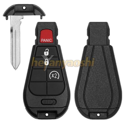 Picture of Aftermarket 4 Buttons Non-smart Remote Key for Chrysler GQ4-53T